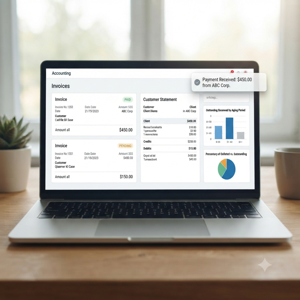 Tracksales invoicing and customer billing
