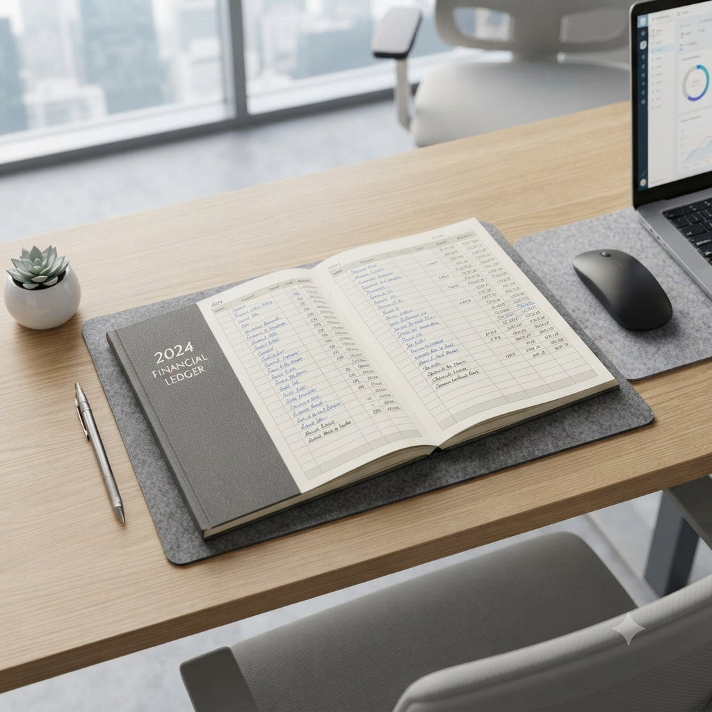 Tracksales accounting ledger and financial records